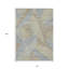 Tapis extérieur lavable floral gris et beige taupe 10 pi x 14 pi