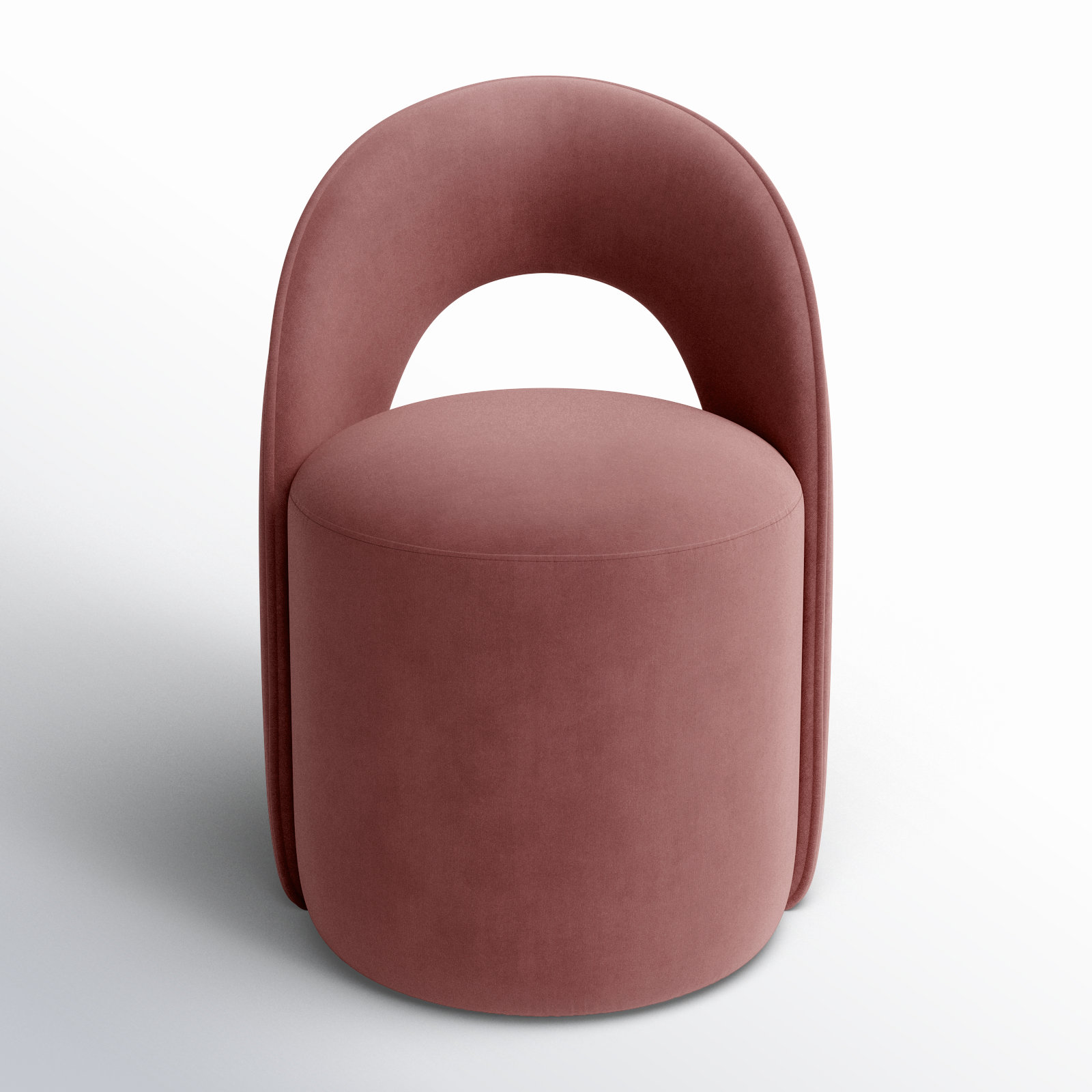 Joss & Main Neta Upholstered Side Chair With Caster Wheels & Reviews | Joss & Main