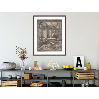 «St. Jerome in His Study» par Albrecht Dürer, impression giclée encadrée