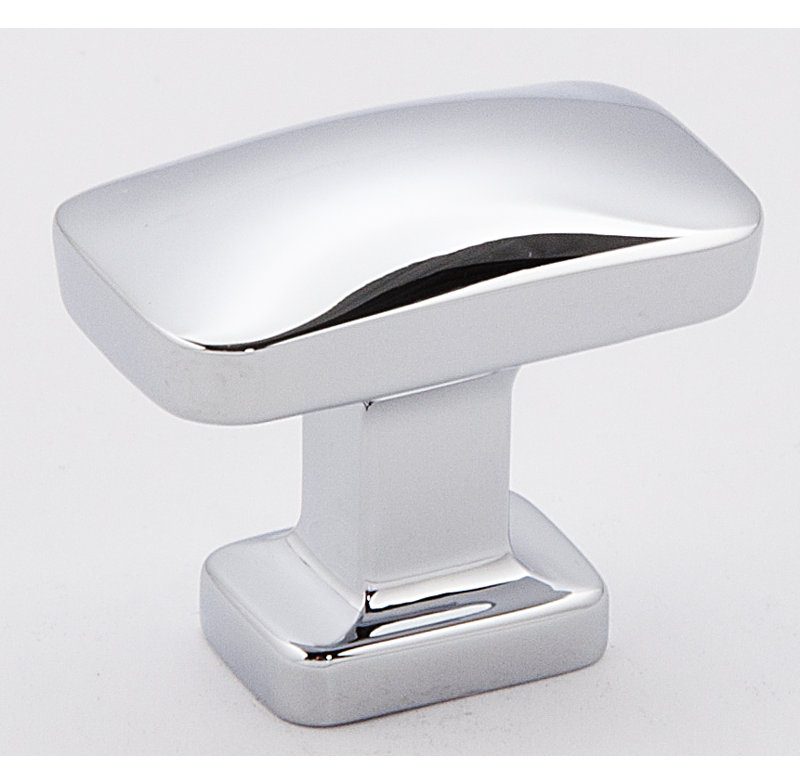 Cloud Rectangle Knob, 1.25" H x 0.63" W x 1" D