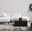 Abrienne Soft Shiny Border Black/Grey Rug-1545720892