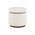 Thurleigh Round Sherpa Ottoman with Storage