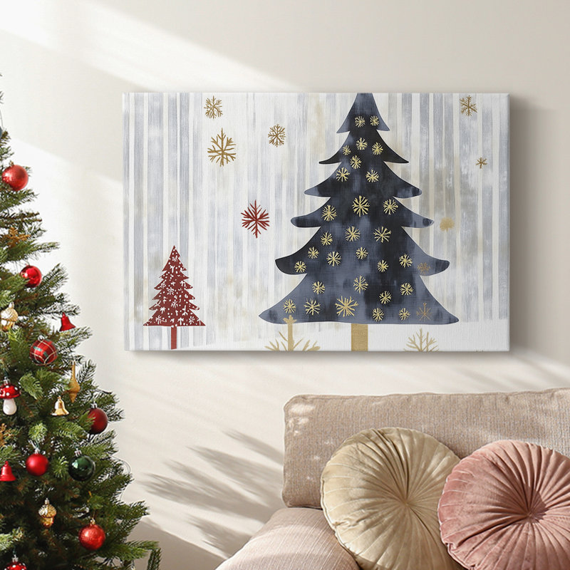 Christmas Holiday Arts - Toile tendue avec châssis, H 24 po x l 36 po