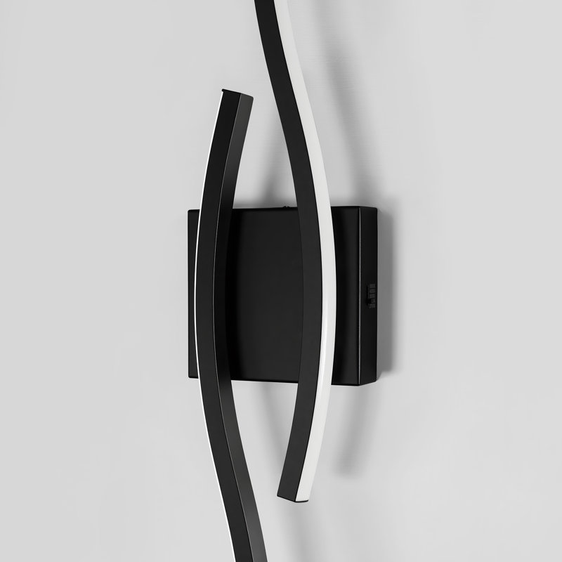 Éclairage de meuble-lavabo à DEL 32 "à intensité variable 5CCT, H 5,1 po x l 31,5 po x P 1,9 po, Noir mat
