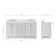 Nobe 67'' Double Bathroom Vanity with Top