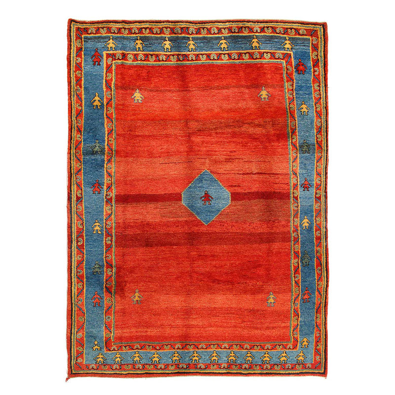 Fine Hand Knotted Persian gabbeh 7'9"X 11'2"