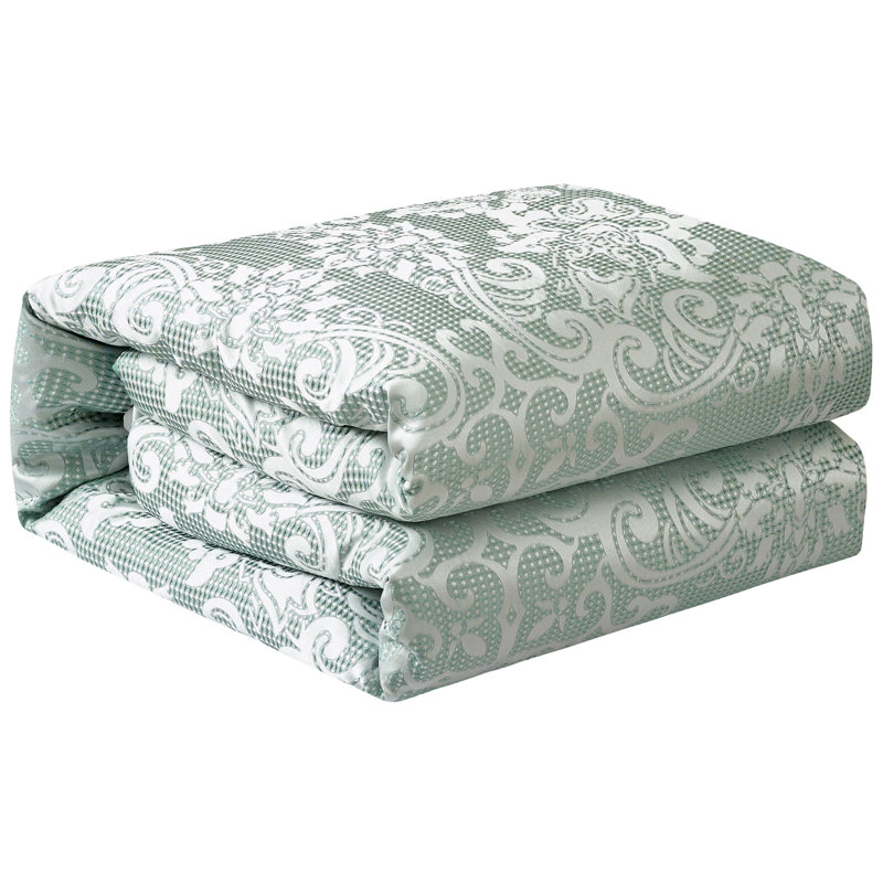 California King Sage Microfiber 9-Piece Comforter Set