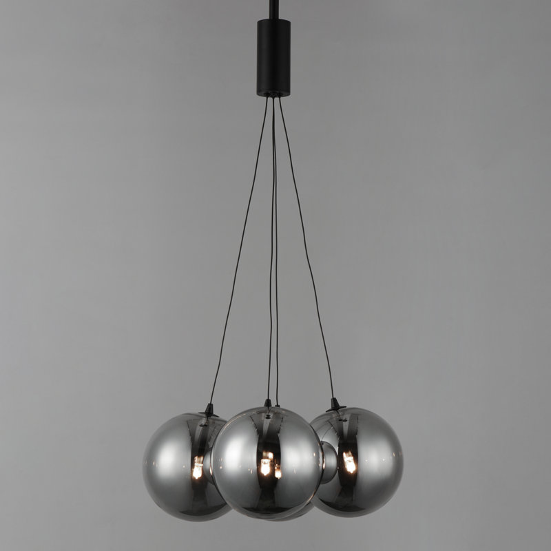 Celica 4 - Light Cluster Pendant, Black