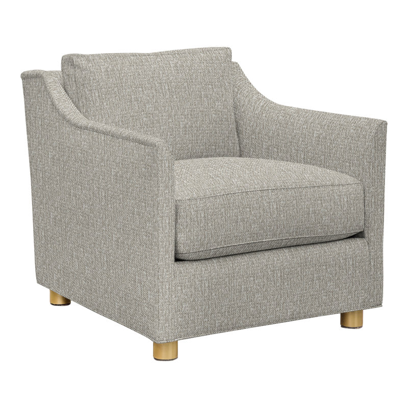 Newlin 33.5" Chair, Tarbee Pebble