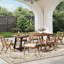 Ensemble de 2 chaises de patio avec coussin