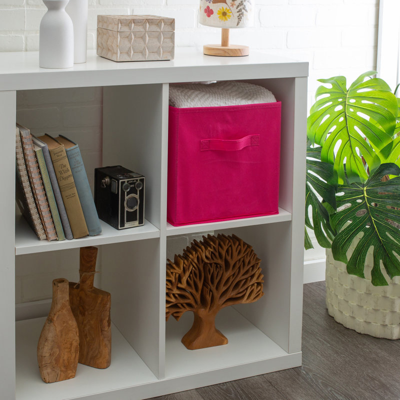 Simplify Acta Fabric Bin, Fuchsia