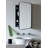 Haslem Recessed Framed Medicine Cabinet with Mirror and Adjustable Shelves-994453645-978868709