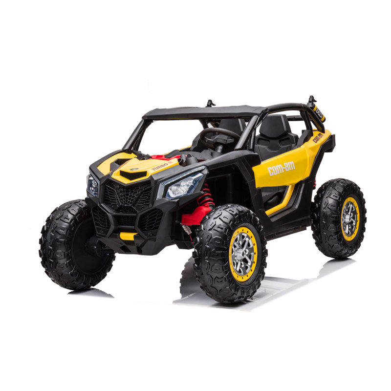 24V Freddo Jouets Storm UTV 2 places Ride on, Jaune