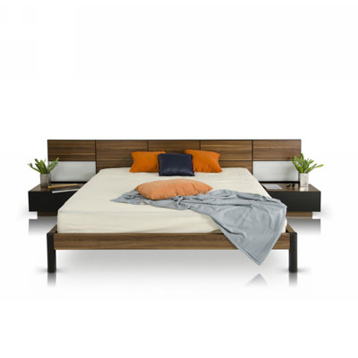 Ensemble de chambre avec très grand lit plateforme 2 pièces Ludowici