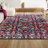 Latrobe Modern Persian Boho Floral Multi/Purple Rug-572769317