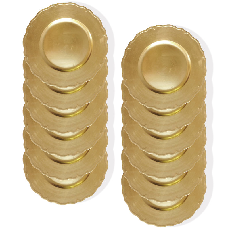 13" Charger Plate, Gold