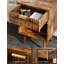 39cm W Manufactured Wood Bedside Table