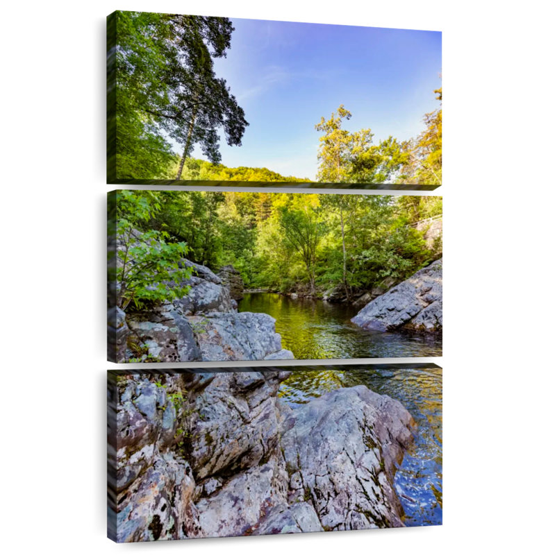 Alvord Little Tennessee River, 74" H x 48" W