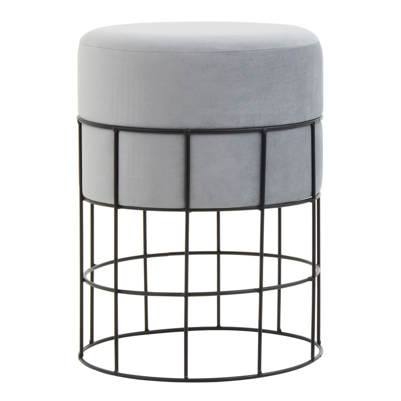 Katonah Stainless Steel Accent Stool