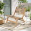 Chaise longue sans accoudoirs en bois