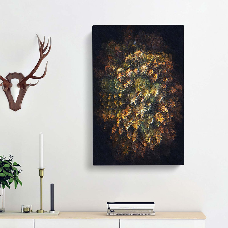 Ball Of Trees In Abstract - Wrapped Canvas Painting, 60cm H x 40cm W x 3cm D