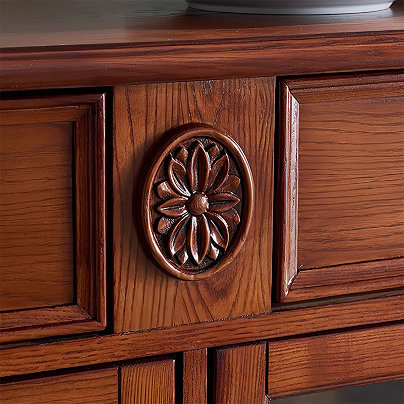 Buffet American American, H 34,25 po x l 43,3 po x P 17,32 po