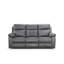 Faux Leather Reclining Sofa-722051194