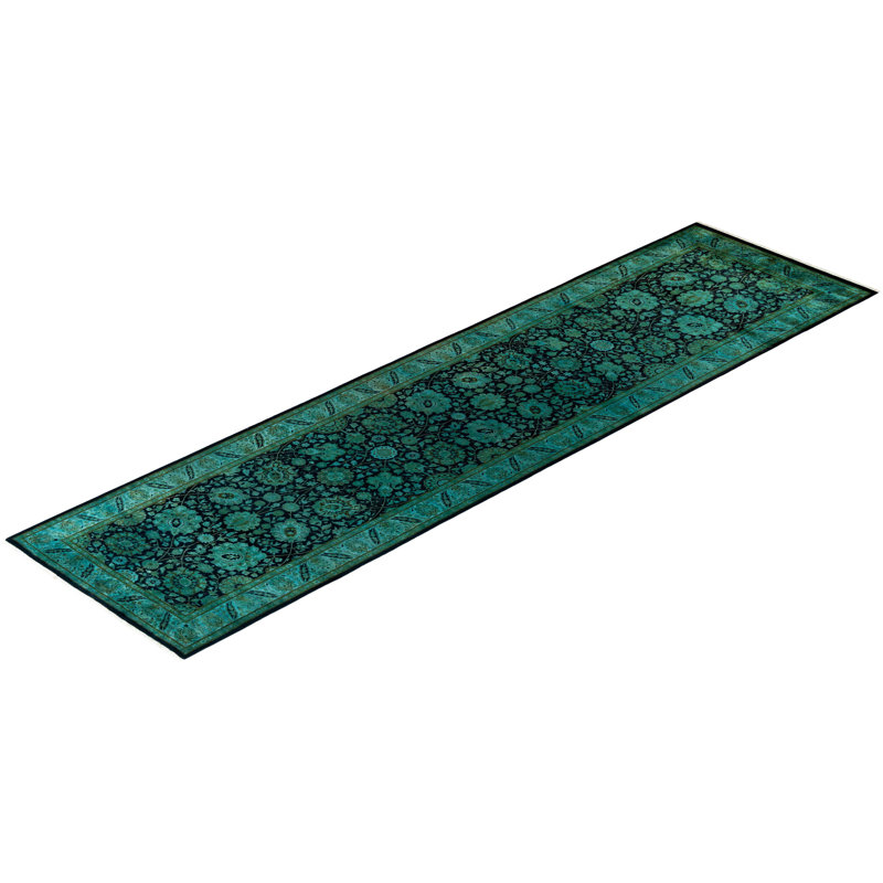 Yoandry One-of-a-Kind 3' 2" X 12' 0" Hand Knotted Area Rug