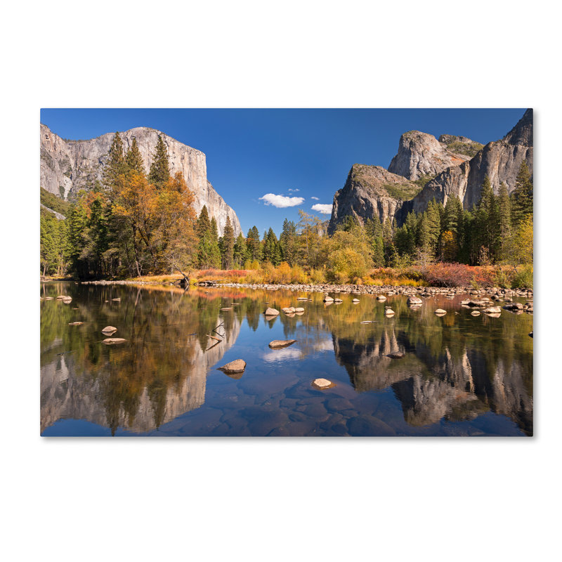 «Valley View» par Moises, reproduction de photo sur toile tendue, H 12 po x l 19 po x P 2 po
