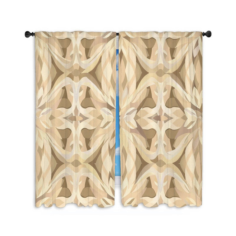 Ebyan Room Darkening Curtain Pair, 20" W x 84" L