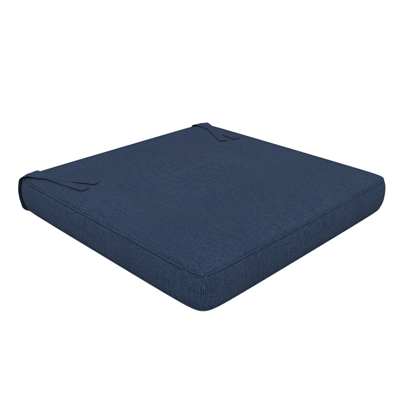 Sunbrella Indoor/Outdoor Dining Chair Cushion, 20" W x 20" D, Sunbrella® Spectrum Indigo