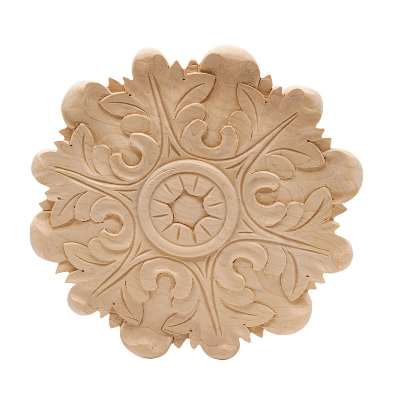 Décoration décorative en résine 8 po x 8 po beige