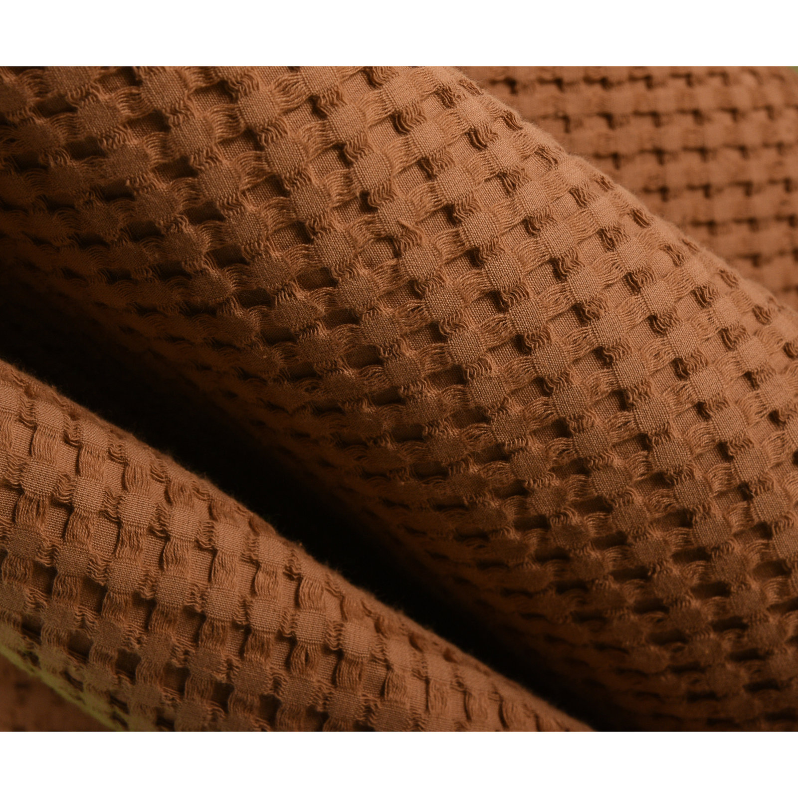 Cotton Throw Blanket, Dark Gold