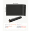 Rouleau de polyéthylène noir robuste de 4 pi 10 po x 100 pi, rouleau épais en plastique pour le jardin, toile protectrice pour toile tombante, revêtement en polyéthylène pour barrière anti-vapeur, contrôle des mauvaises herbes-132144576