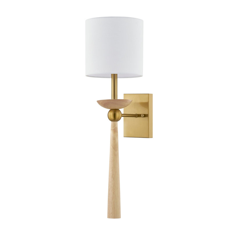 Bea Wood Wall Sconce, Natural