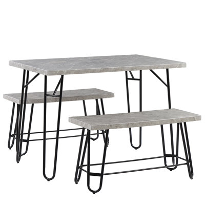 Crossley 4 - Person Patio Dining Set with Rectangular Table