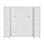 Grand lit escamotable mural avec portes de rangement-179954848