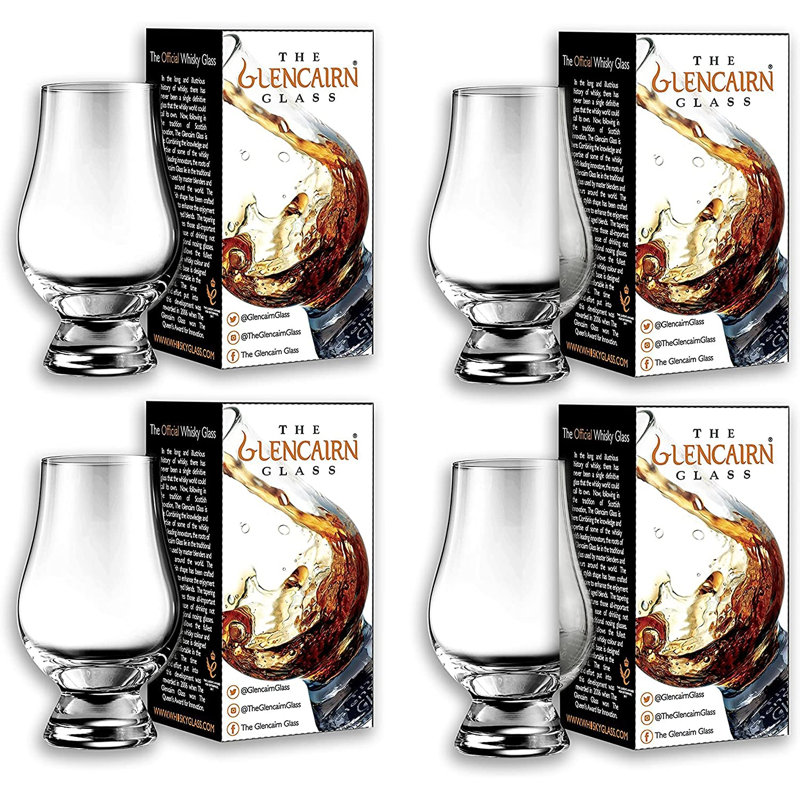 Verres à whisky dans des boîtes-cadeaux individuelles