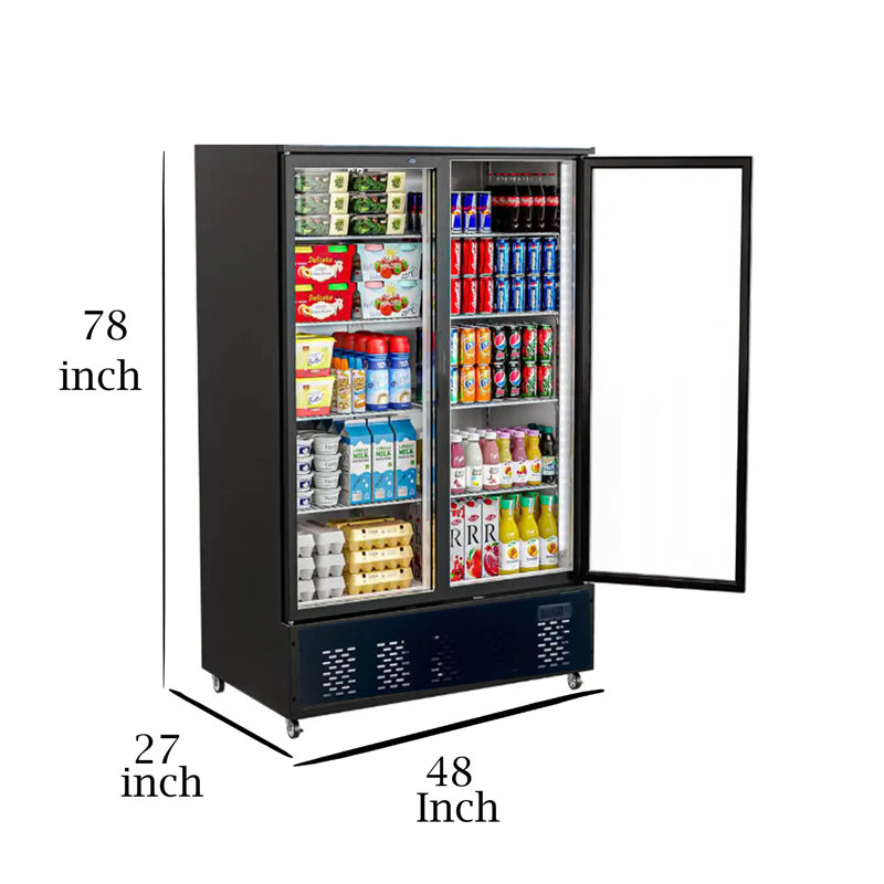 Glacière pour porte en verre NSF
