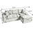 “Green Waffle Knit Sectional Sofa – Modular Cozy Living Room Furniture For Small Spaces”-1422668867