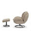 Azura Swivel Accent Chair with Footstool-1069433654