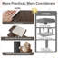  59.5'' Tall Cat Tower w/Cushion Top Perch Detachable Mats Scratching Posts Brown-623726276
