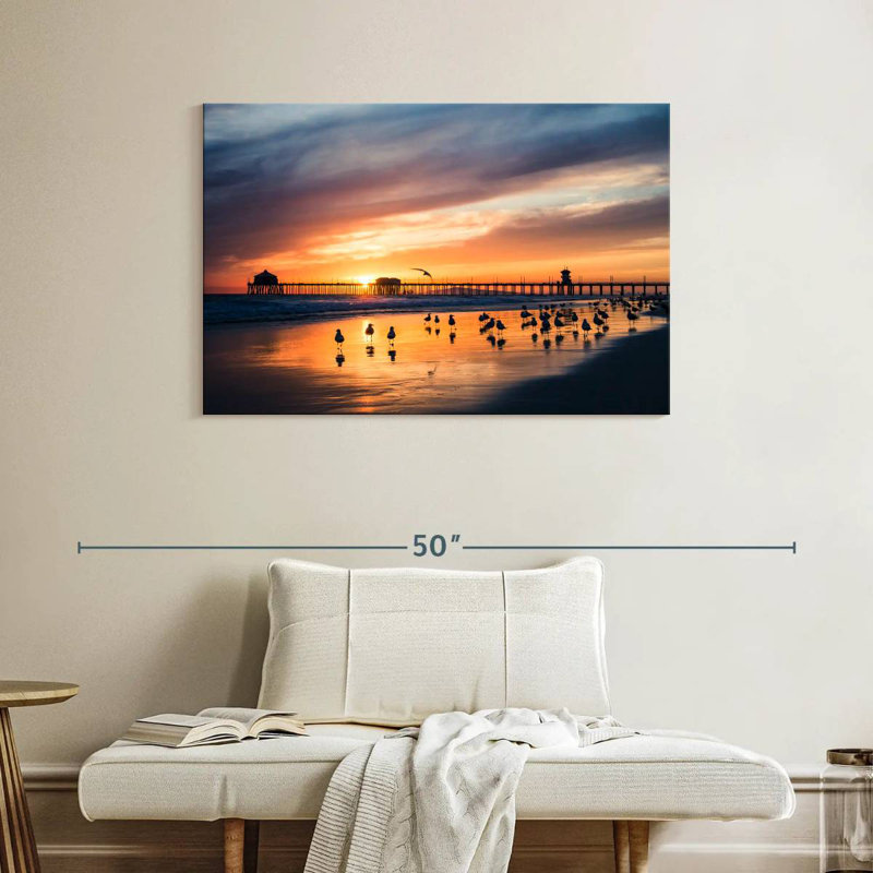 Gillard Huntington Beach Seagulls, H 26 po x l 39 po