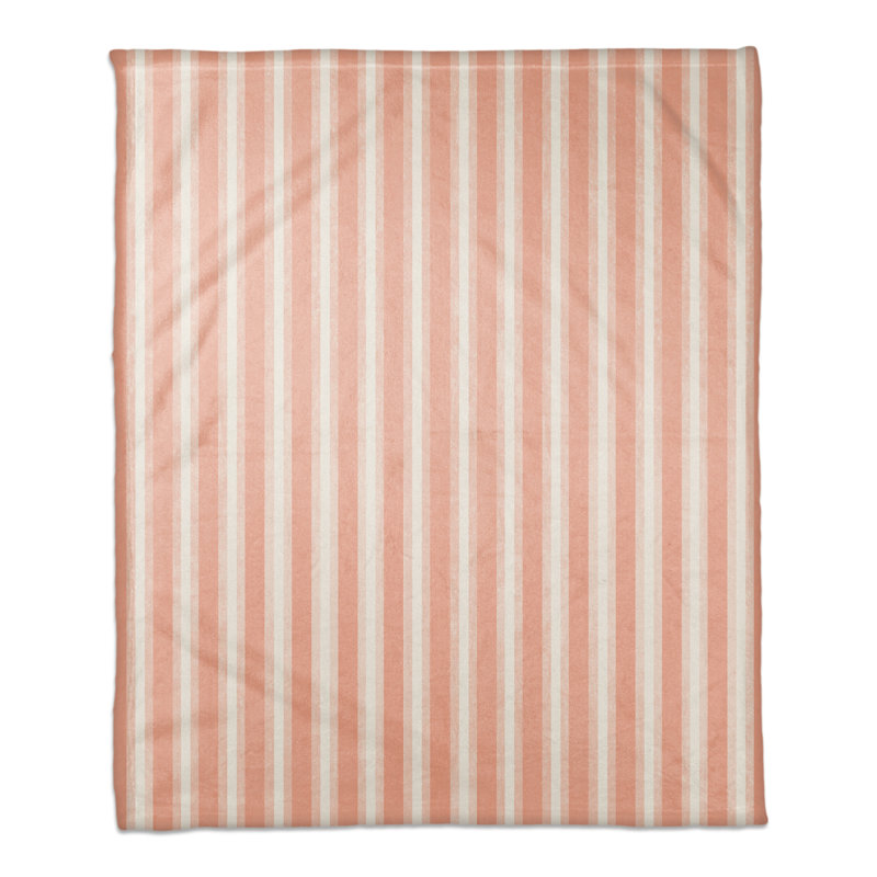 Hand Woven Throw Blanket, Orange