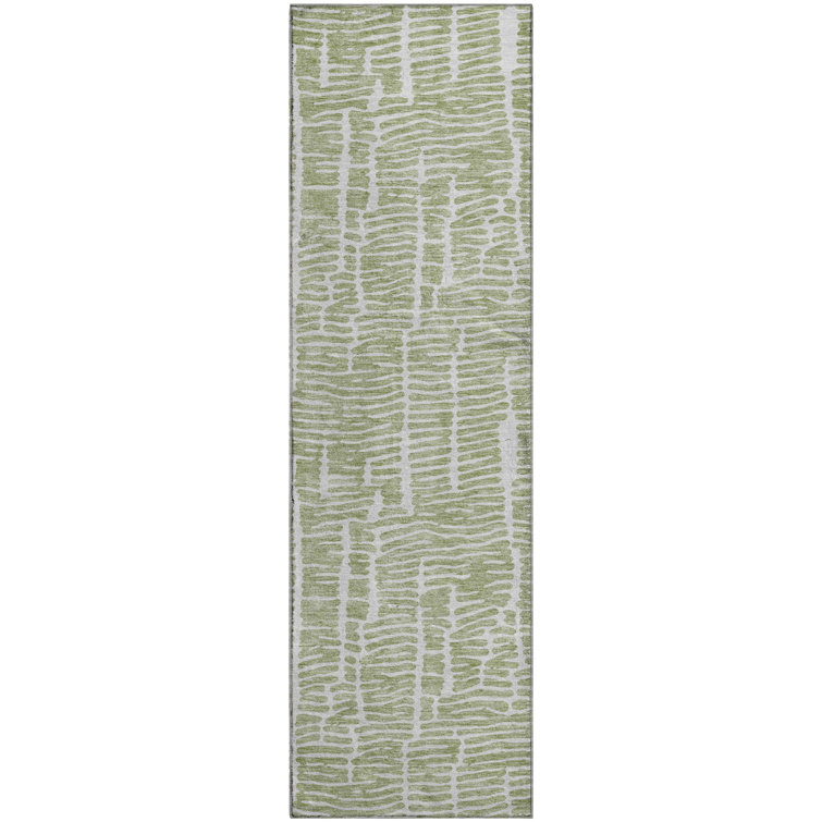 Premium Machine Washable Prisco Aloe Rug