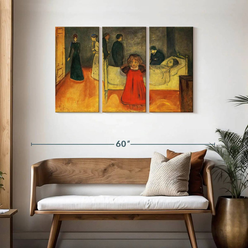 La mère morte et son enfant, H 28 po x l 45 po