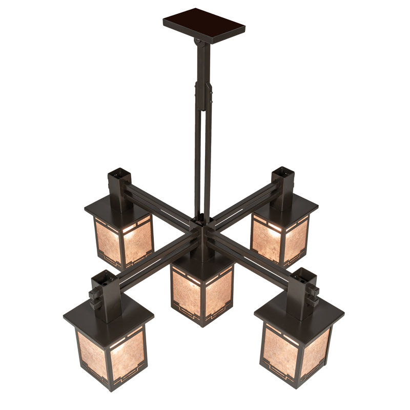 Rustic Lodge 5 - Light Chandelier
