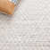 Kohde Abstract Hand Tufted Wool/Chenil/Cotton Geometric Rug in Silver/Ivory