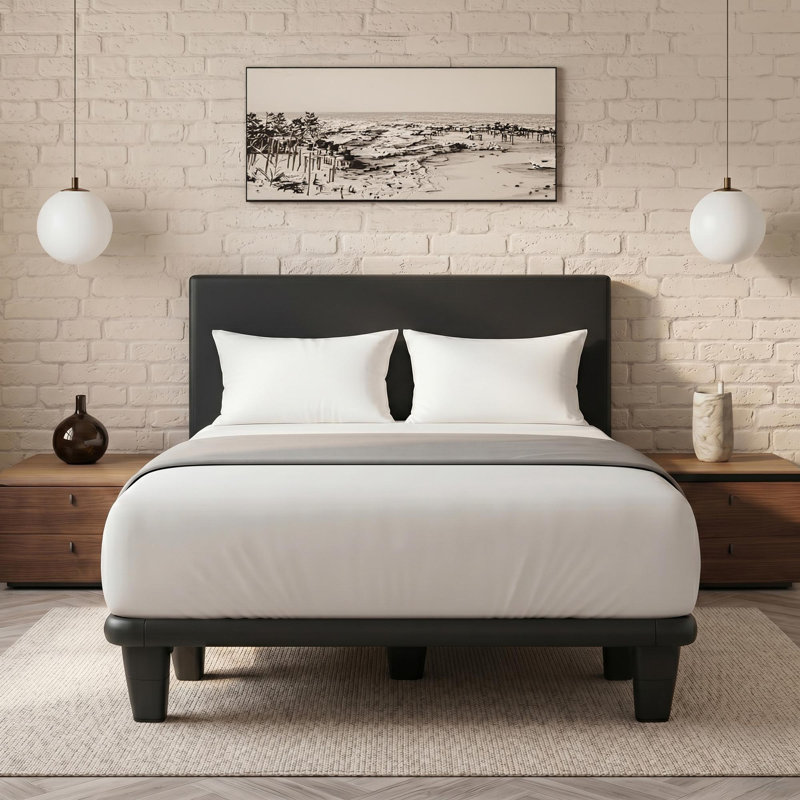 Knickerbocker emBrace 360 Platform Bed Frame | Strongest Bed Available, Motion and Sound Free, Made in USA, Frame Only | Gray, Twin