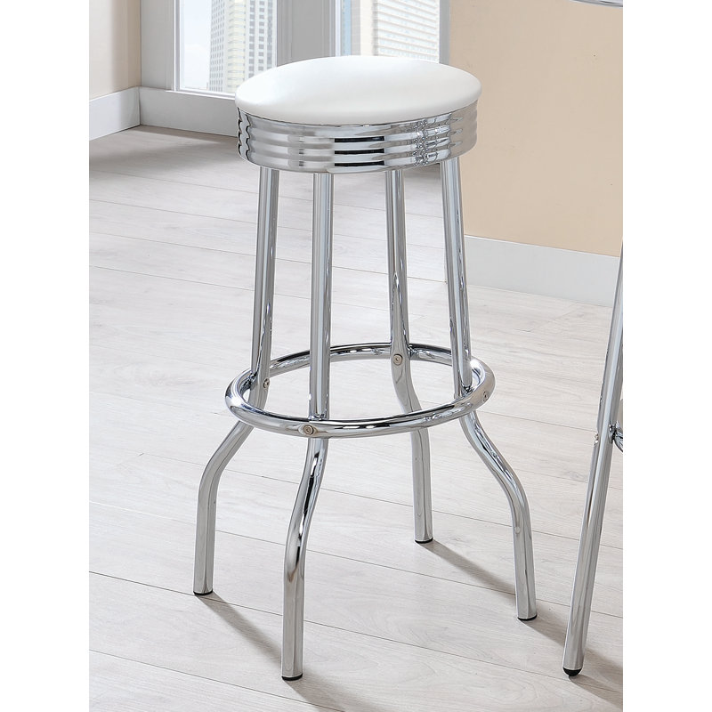 Tabouret de bar Ebensburg (ensemble de 2), Blanc
